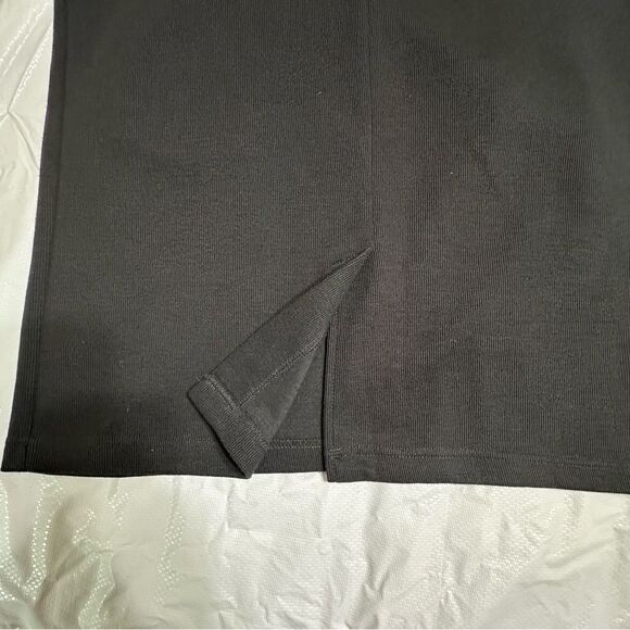 Vintage Sag Harbor Black Sleeveless Knitted V-Neck Tank Dress Size Medium - Picture 9 of 10